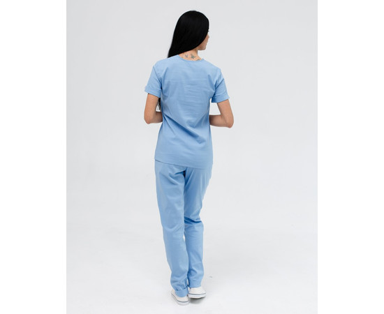 Зображення 7 Медичний костюм жіночий Марсель блакитний р. 44, "БІЛИЙ ХАЛАТ" 383-333-708, Розмір: 44, Цвет: блакитний