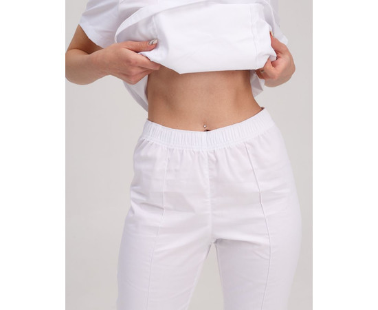 Зображення 5 Медичний костюм жіночий Топаз білий р. 40, "БІЛИЙ ХАЛАТ" 137-324-705, Розмір: 40, Цвет: білий