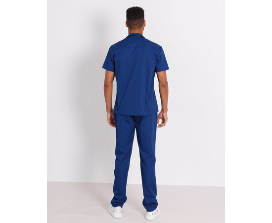 Зображення 2 Медичний костюм чоловічий Бостон сапфір р. 46, "БІЛИЙ ХАЛАТ" 129-360-679, Розмір: 46, Цвет: сапфір