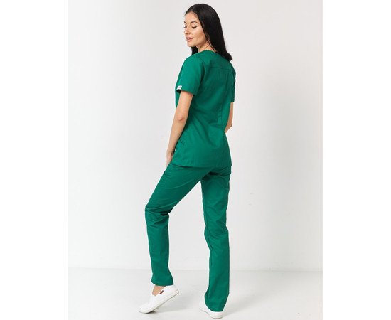 Зображення 2 Медичний костюм жіночий Топаз зелений р. 50, "БІЛИЙ ХАЛАТ" 137-350-705, Розмір: 50, Цвет: зелений