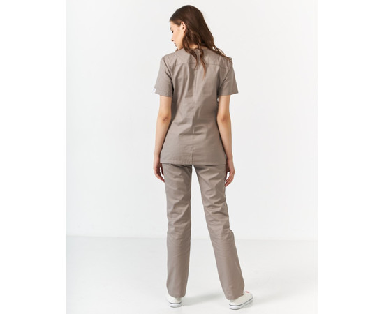 Зображення 2 Медичний костюм жіночий Топаз мокко р. 50, "БІЛИЙ ХАЛАТ" 137-421-705, Розмір: 50, Цвет: моко