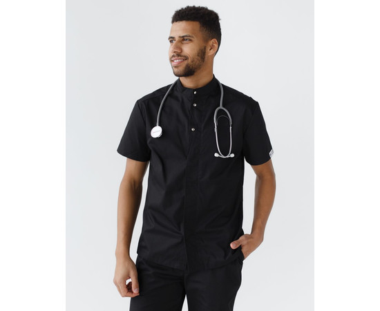 Зображення 3 Медичний костюм чоловічий Бостон чорний р. 54, "БІЛИЙ ХАЛАТ" 129-321-679, Розмір: 54, Цвет: чорний