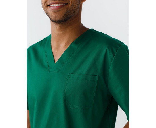 Зображення 4 Медичний костюм чоловічий Граніт зелений р. 52, "БІЛИЙ ХАЛАТ" 130-350-710, Розмір: 52, Цвет: зелений