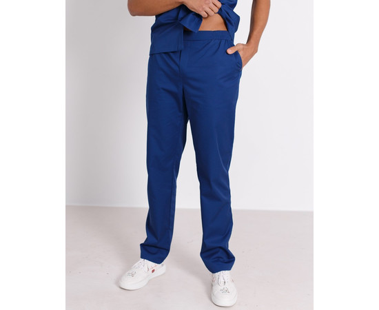 Зображення 4 Медичний костюм чоловічий Бостон сапфір р. 52, "БІЛИЙ ХАЛАТ" 129-360-679, Розмір: 52, Цвет: сапфір