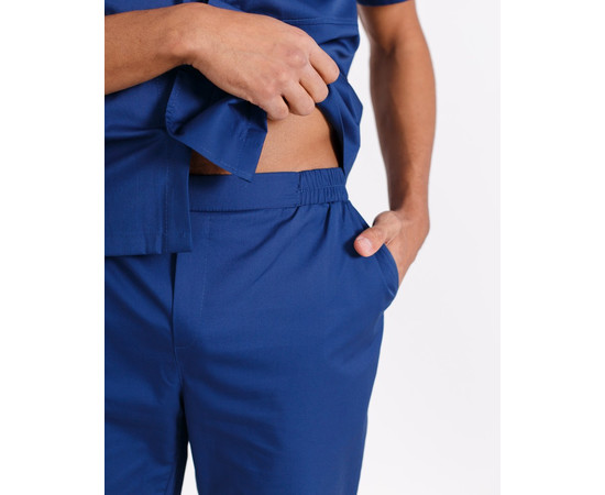 Зображення 5 Медичний костюм чоловічий Бостон сапфір р. 48, "БІЛИЙ ХАЛАТ" 129-360-679, Розмір: 48, Цвет: сапфір