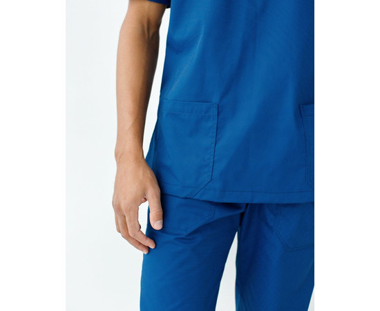 Изображение 5 Медицинский костюм мужской Гранит синий р. 46, "БЕЛЫЙ ХАЛАТ" 130-322-710, Размер: 46, Цвет: синий