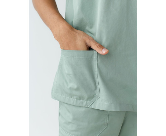 Зображення 6 Медичний костюм чоловічий Граніт оливковий р. 50, "БІЛИЙ ХАЛАТ" 130-327-710, Розмір: 50, Цвет: оливковий