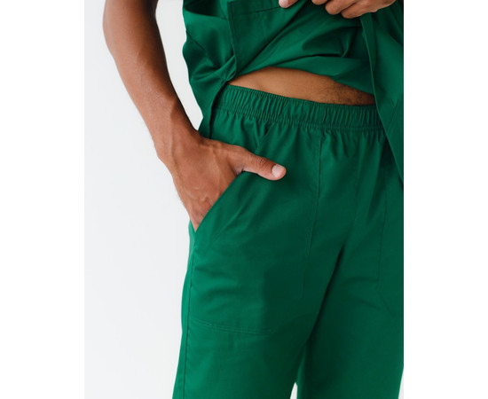 Зображення 7 Медичний костюм чоловічий Граніт зелений р. 54, "БІЛИЙ ХАЛАТ" 130-350-710, Розмір: 54, Цвет: зелений