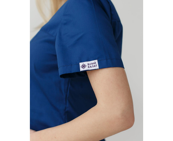 Изображение 4 Медицинский костюм женский Топаз синий р. 42, "БЕЛЫЙ ХАЛАТ" 137-322-705, Размер: 42, Цвет: синий