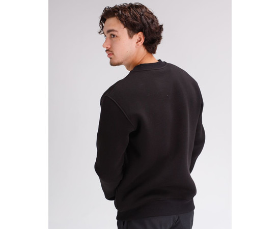 Изображение 2 Медицинский утепленный свитшот мужской Онтарио черный р. M, "БЕЛЫЙ ХАЛАТ" 479-321-730, Размер: M, Цвет: черный