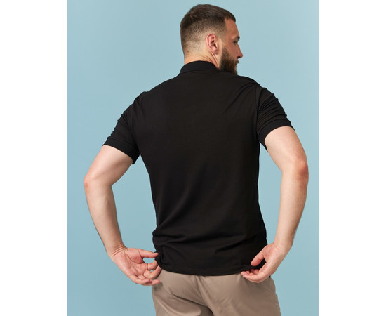 Зображення 2 Медичне поло чоловіче чорне р. L, "БІЛИЙ ХАЛАТ" 148-321-677, Розмір: L, Цвет: чорний