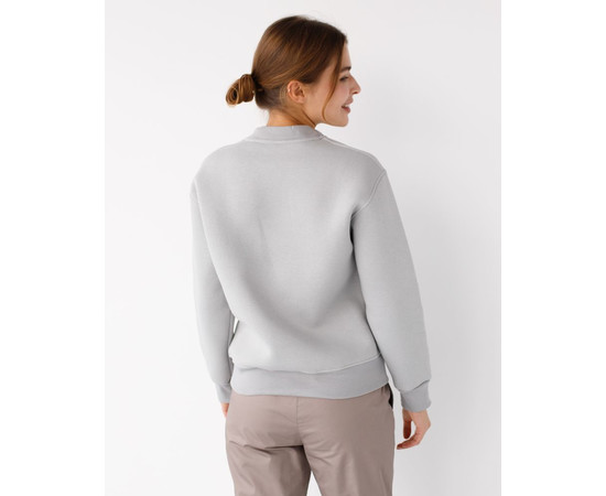 Зображення 2 Медичний утеплений світшот жіночий Онтаріо сірий р. M, "БІЛИЙ ХАЛАТ" 473-328-842, Розмір: M, Цвет: сірий