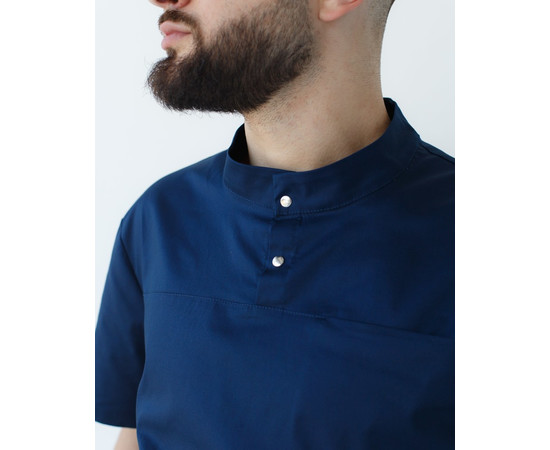 Зображення 4 Медичний костюм чоловічий Денвер темно-синій р. 54, "БІЛИЙ ХАЛАТ" 404-406-679, Розмір: 54, Цвет: темно синій