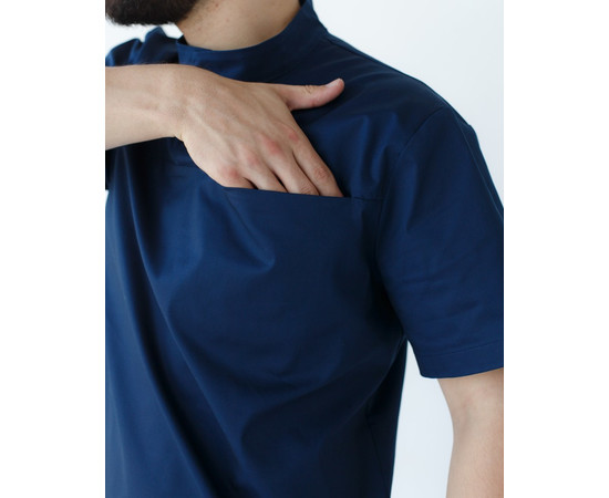 Зображення 5 Медичний костюм чоловічий Денвер темно-синій р. 48, "БІЛИЙ ХАЛАТ" 404-406-679, Розмір: 48, Цвет: темно синій