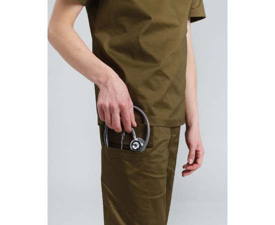 Изображение 6 Медицинский костюм мужской Денвер хаки р. 50, "БЕЛЫЙ ХАЛАТ" 404-368-679, Размер: 50, Цвет: хаки