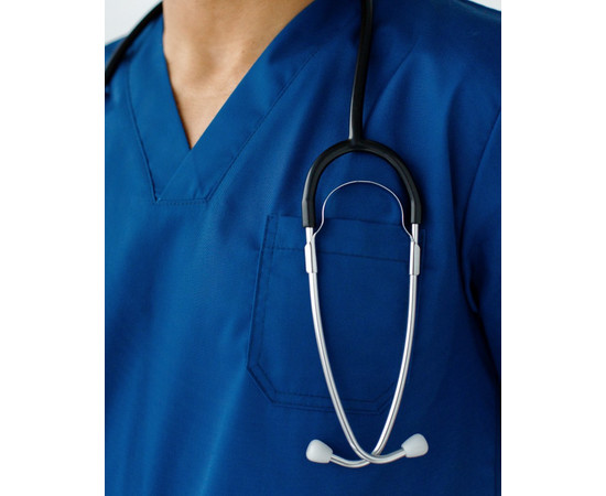 Зображення 6 Медичний костюм чоловічий Граніт синій р. 56, "БІЛИЙ ХАЛАТ" 130-322-710, Розмір: 56, Цвет: синий