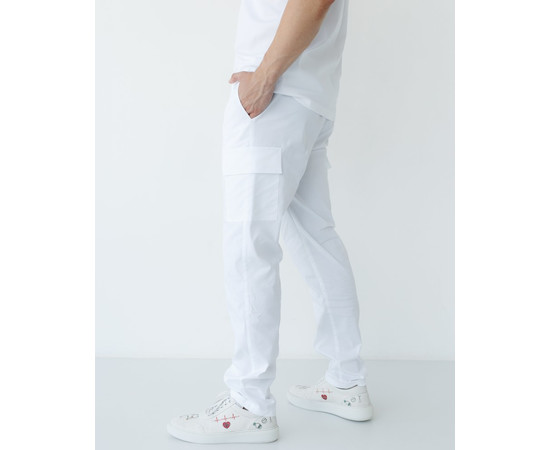 Зображення 7 Медичний костюм чоловічий Денвер білий р. 56, "БІЛИЙ ХАЛАТ" 404-324-679, Розмір: 56, Цвет: білий