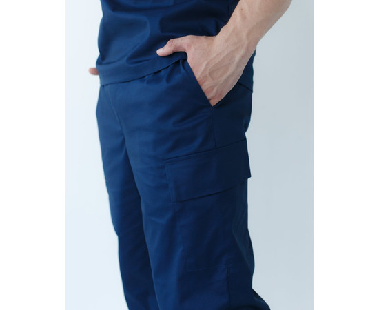 Зображення 7 Медичний костюм чоловічий Денвер темно-синій р. 52, "БІЛИЙ ХАЛАТ" 404-406-679, Розмір: 52, Цвет: темно синій