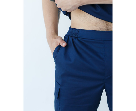 Зображення 8 Медичний костюм чоловічий Денвер темно-синій р. 48, "БІЛИЙ ХАЛАТ" 404-406-679, Розмір: 48, Цвет: темно синій