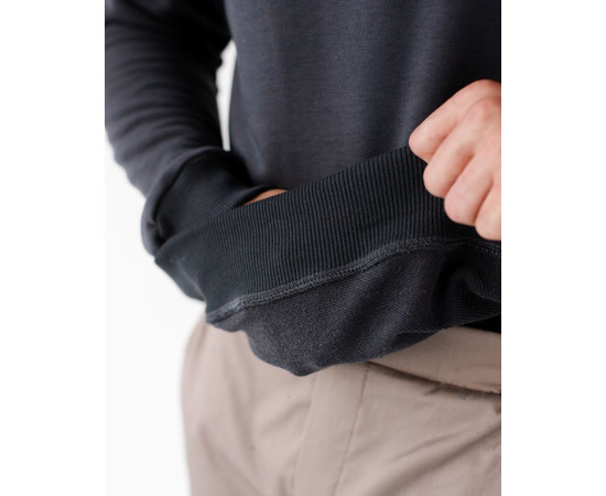 Зображення 5 Медичний світшот Монреаль чоловічий темно-сірий р. L, "БІЛИЙ ХАЛАТ" 470-408-758, Розмір: L, Цвет: темно-сірий