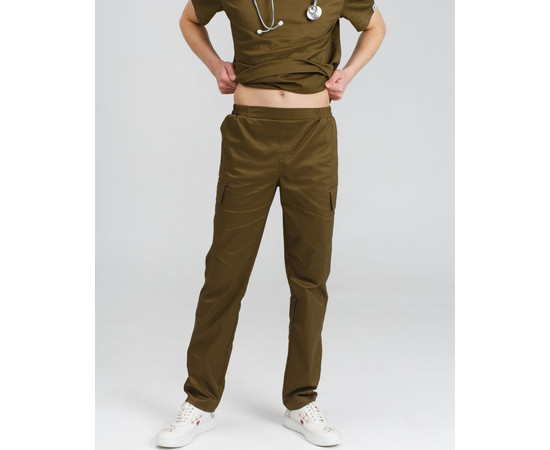 Изображение 9 Медицинский костюм мужской Денвер хаки р. 48, "БЕЛЫЙ ХАЛАТ" 404-368-679, Размер: 48, Цвет: хаки