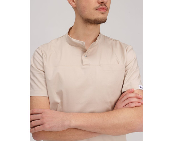 Зображення 4 Медичний костюм чоловічий Денвер кремовий р. 48, "БІЛИЙ ХАЛАТ" 404-460-679, Розмір: 48, Цвет: кремовий