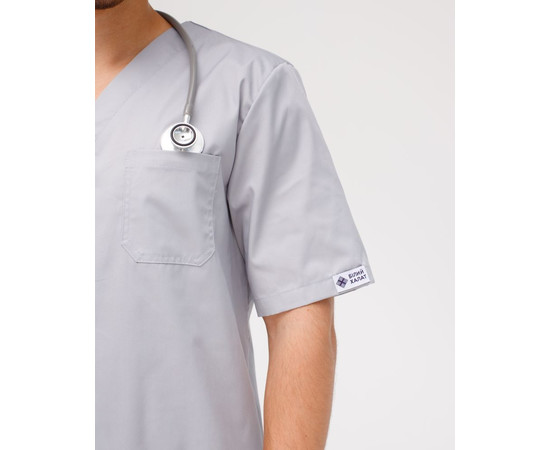 Зображення 5 Медичний костюм чоловічий Граніт сірий р. 54, "БІЛИЙ ХАЛАТ" 130-328-710, Розмір: 54, Цвет: сірий