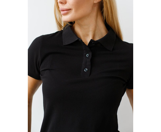 Зображення 4 Медичне поло жіноче чорне р. S, "БІЛИЙ ХАЛАТ" 147-321-677, Розмір: S, Цвет: чорний