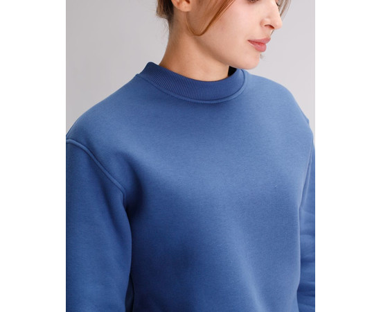 Зображення 4 Медичний утеплений світшот жіночий Онтаріо індиго р. L, "БІЛИЙ ХАЛАТ" 473-425-842, Розмір: L, Цвет: індіго