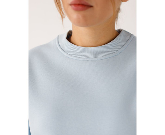 Зображення 3 Медичний утеплений світшот жіночий Онтаріо блакитний р. S, "БІЛИЙ ХАЛАТ" 473-333-730, Розмір: S, Цвет: блакитний