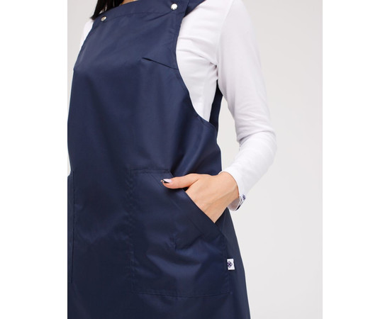 Изображение 4 Профессиональный фартук синий р. M, "БЕЛЫЙ ХАЛАТ" 173-406-692