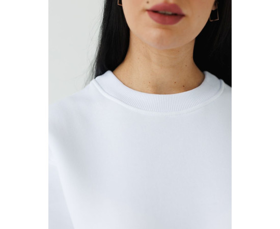 Зображення 3 Медичний утеплений світшот жіночий Онтаріо білий р. M, "БІЛИЙ ХАЛАТ" 473-324-842, Розмір: M, Цвет: білий