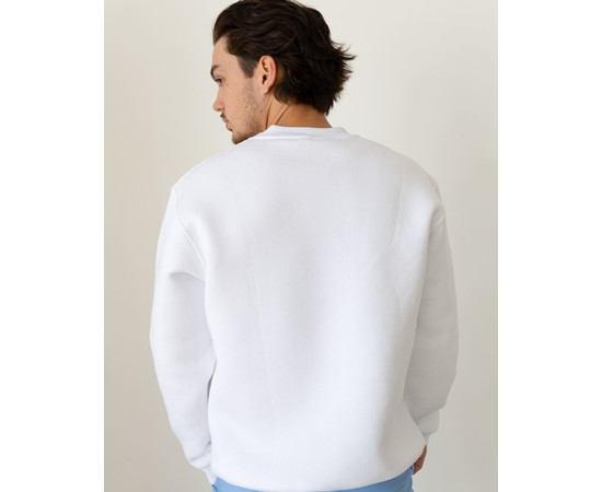 Изображение 2 Медицинский утепленный свитшот мужской Онтарио белый р. 2XL, "БЕЛЫЙ ХАЛАТ" 479-324-730, Размер: 2XL, Цвет: белый