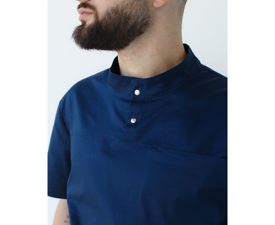 Зображення 4 Медичний костюм чоловічий Денвер темно-синій +SIZE р. 64, "БІЛИЙ ХАЛАТ" 447-406-679, Розмір: 64, Цвет: темно синій