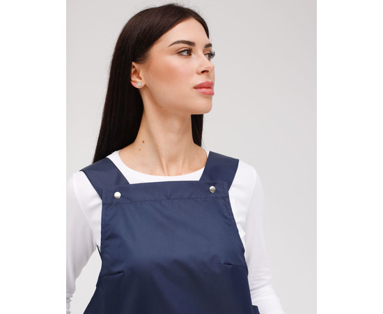 Изображение 3 Профессиональный фартук синий р. M, "БЕЛЫЙ ХАЛАТ" 173-406-692