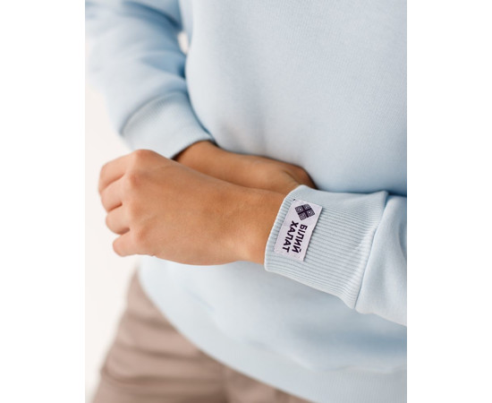 Изображение 4 Медицинский утепленный женский свитшот Онтарио голубой р. 2XL, "БЕЛЫЙ ХАЛАТ" 473-333-730, Размер: 2XL, Цвет: голубой