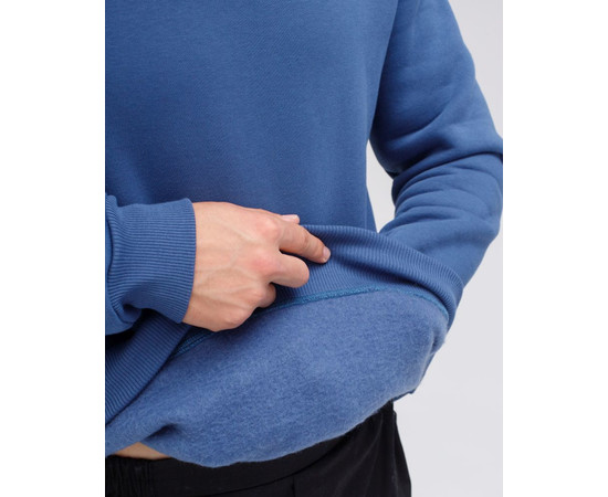 Изображение 4 Медицинский утепленный свитшот мужской Онтарио индиго р. M, "БЕЛЫЙ ХАЛАТ" 479-425-730, Размер: M, Цвет: индиго