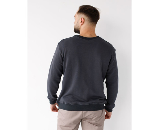 Зображення 2 Медичний світшот Монреаль чоловічий темно-сірий р. 2XL, "БІЛИЙ ХАЛАТ" 470-408-758, Розмір: 2XL, Цвет: темно-сірий