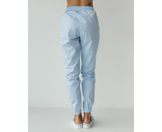Изображение 2 Медицинские штаны женские джоггеры лазурные р. 50, "БЕЛЫЙ ХАЛАТ" 303-462-730, Размер: 50, Цвет: лазурный