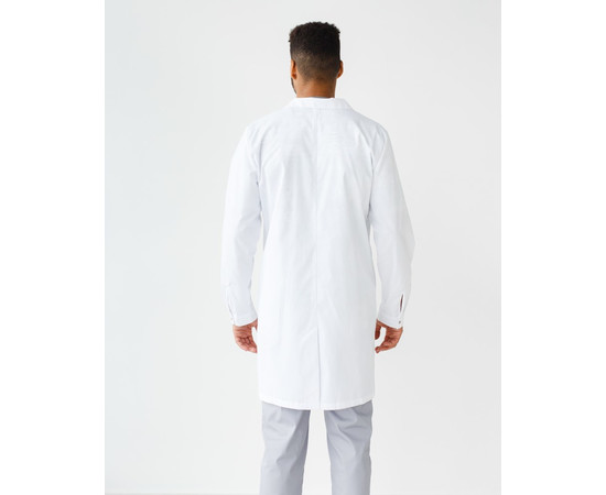 Зображення 2 Халат медичний чоловічий Берлін білий р. 52, "БІЛИЙ ХАЛАТ" 155-324-679, Розмір: 52, Цвет: білий