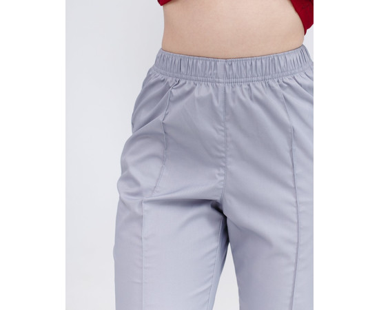 Зображення 2 Брюки медичні жіночі сірі р. 50, "БІЛИЙ ХАЛАТ" 163-328-726, Розмір: 50, Цвет: сірий