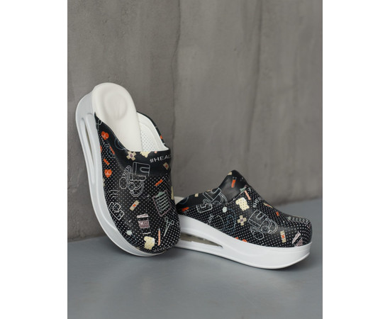 Изображение 3 Обувь медицинская сабо Health black c подошвой AirMax р. 35, "БЕЛЫЙ ХАЛАТ" 352-321-826, Размер: 35, Цвет: health black