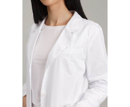 Изображение 3 Халат медицинский женский Киев белый р. 46, "БЕЛЫЙ ХАЛАТ" 431-324-677, Размер: 46, Цвет: белый