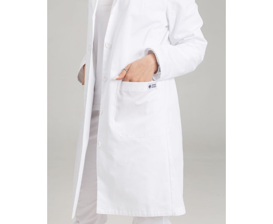 Изображение 4 Халат медицинский женский Киев белый р. 48, "БЕЛЫЙ ХАЛАТ" 431-324-677, Размер: 48, Цвет: белый