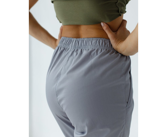 Зображення 5 Медичні штани жіночі джогери сірі р. 42, "БІЛИЙ ХАЛАТ" 303-328-730, Розмір: 42, Цвет: сірий