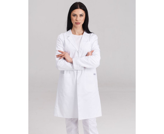 Изображение 7 Халат медицинский женский Киев белый р. 46, "БЕЛЫЙ ХАЛАТ" 431-324-677, Размер: 46, Цвет: белый