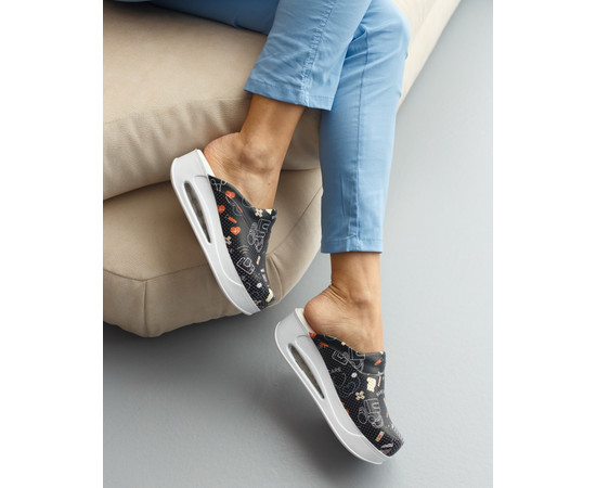 Зображення 7 Взуття медичне сабо Health black з підошвою AirMax р. 40, "БІЛИЙ ХАЛАТ" 352-321-826, Розмір: 40, Цвет: health black