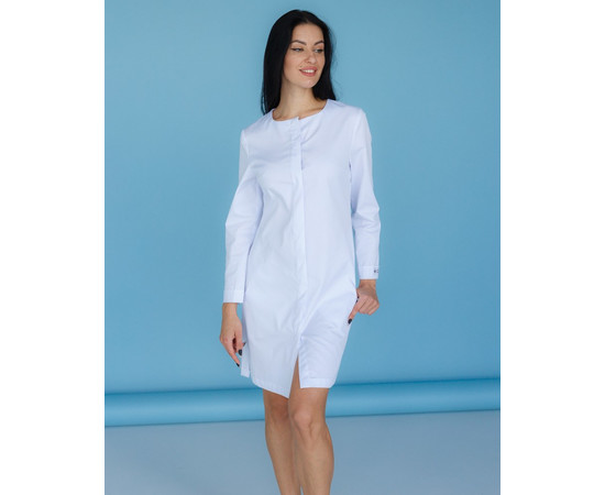 Изображение 9 Медицинский халат женский Жаклин белый р. 40, "БЕЛЫЙ ХАЛАТ" 391-324-710, Размер: 40, Цвет: белый
