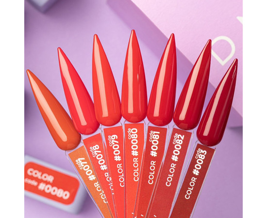 Зображення 2 Гель-лак DNKa' Color №0081, 12 мл, Об'єм (мл, г): 12, Колір: 0081