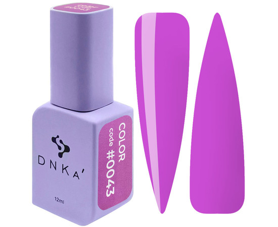 Зображення  Гель-лак DNKa' Color №0043, 12 мл, Об'єм (мл, г): 12, Колір: 0043
